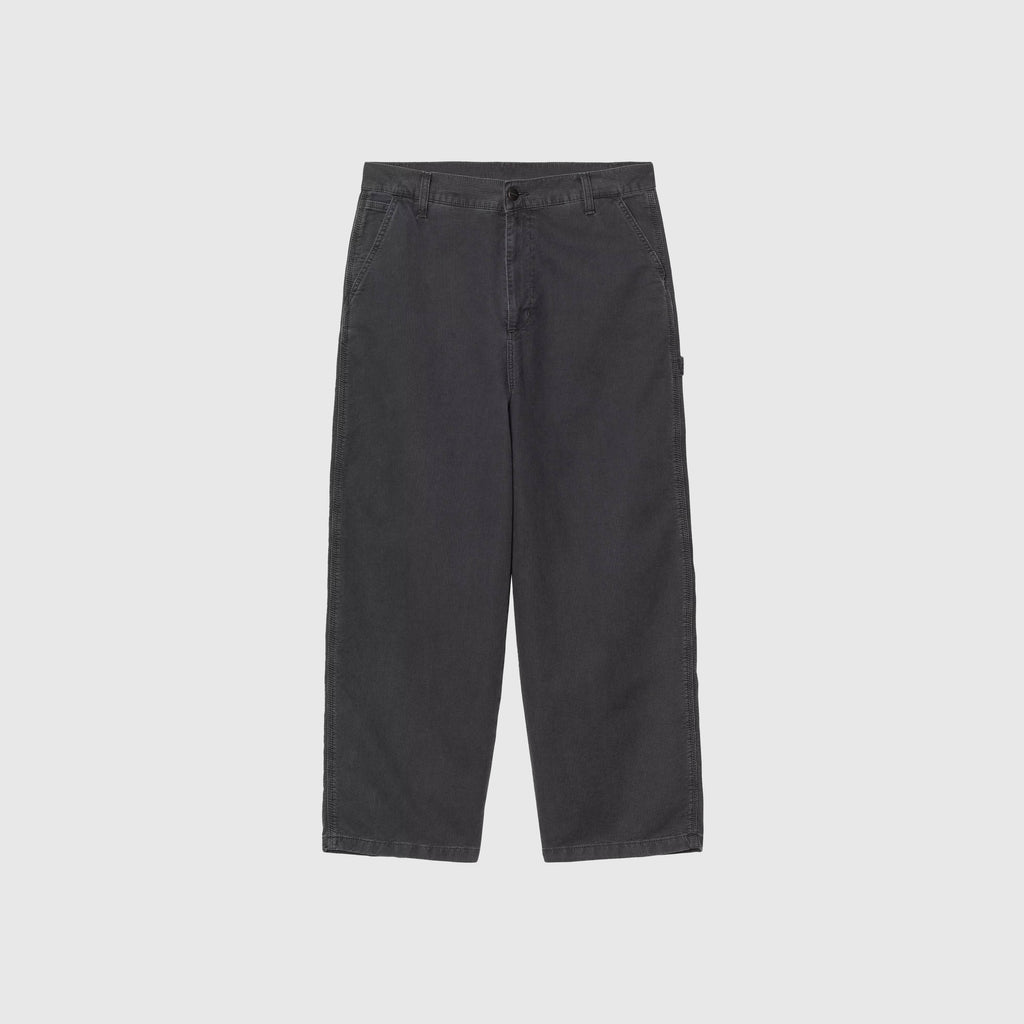 Carhartt WIP Parrish Pant - Obsidian Stone Washed - Front