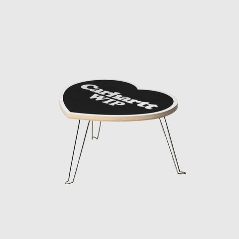 Carhartt WIP Heart Folding Table - Black / White