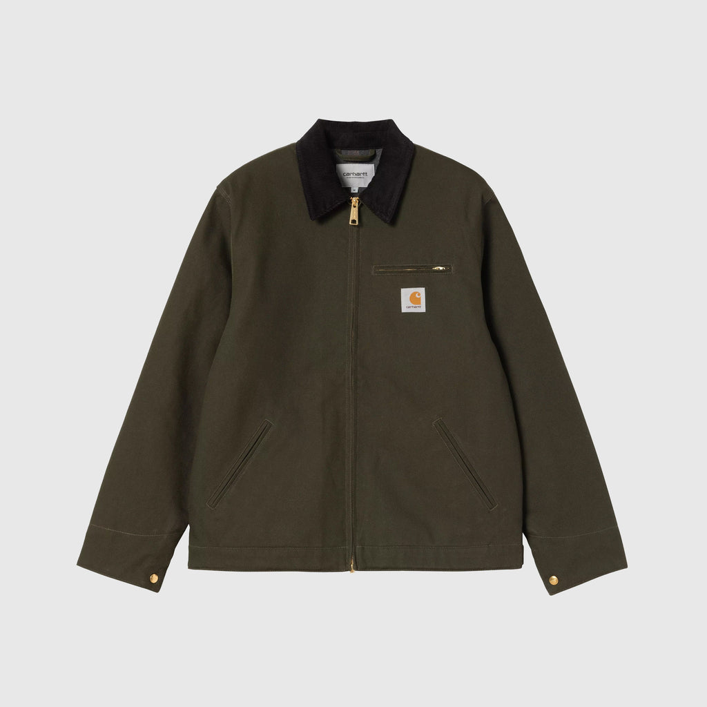 Carhartt WIP Detroit Jacket - Olive / Black Rigid - Front
