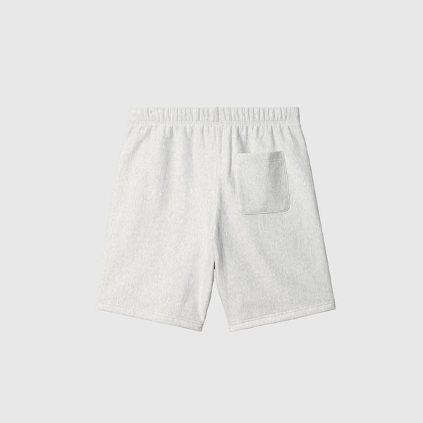 Carhartt WIP American Script Sweat Short - Ash Heather - Back