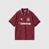 Carhartt WIP S/S Hartts Football T Shirt - Mulberry - Front