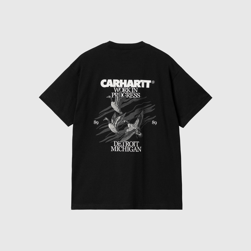 Carhartt WIP S/S Ducks T Shirt - Black - Back