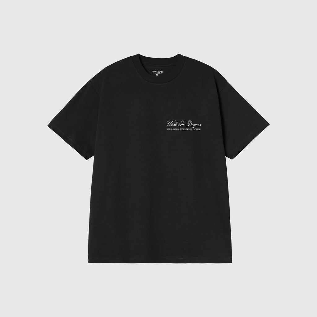 Carhartt WIP S/S Cloud Heart Tee - Black - Front