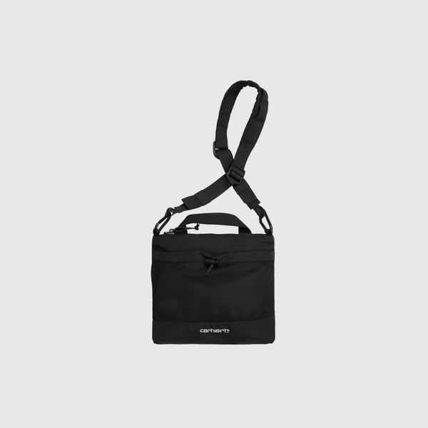 Carhartt WIP Irwin Shoulder Bag - Black / White - Front