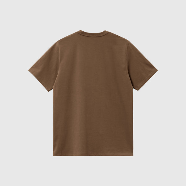 Carhartt WIP SS American Script Tee - Lumber - Back