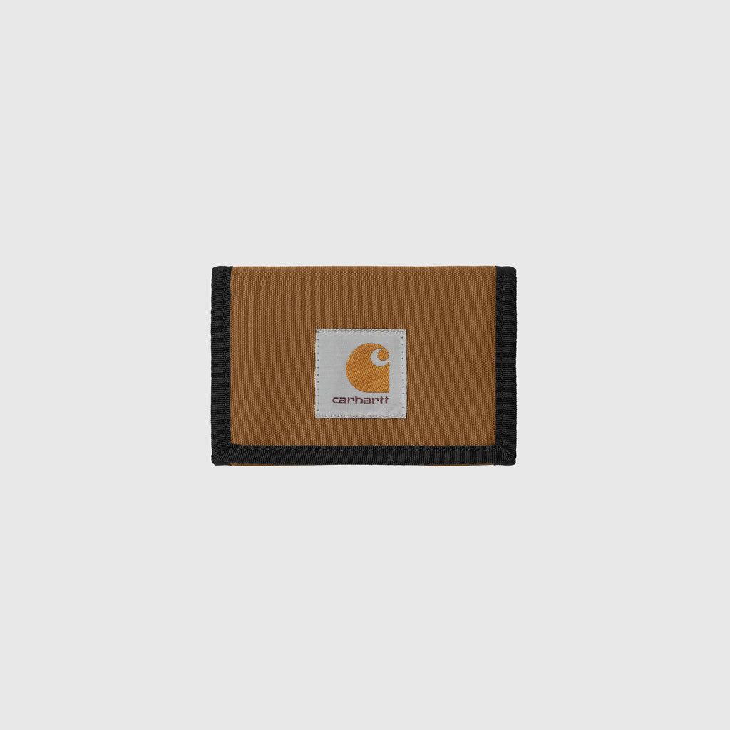 Carhartt WIP Alec Wallet - Hamilton Brown - Front