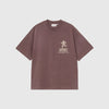 Carhartt WIP Distance T Shirt - Palisander Stone Dyed - Front