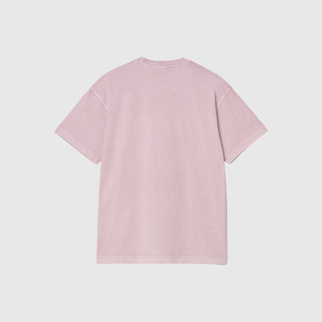 Carhartt WIP S/S Nelson T-Shirt - Hortensia Garment Dyed - Back