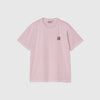 Carhartt WIP S/S Nelson T-Shirt - Hortensia Garment Dyed - Front