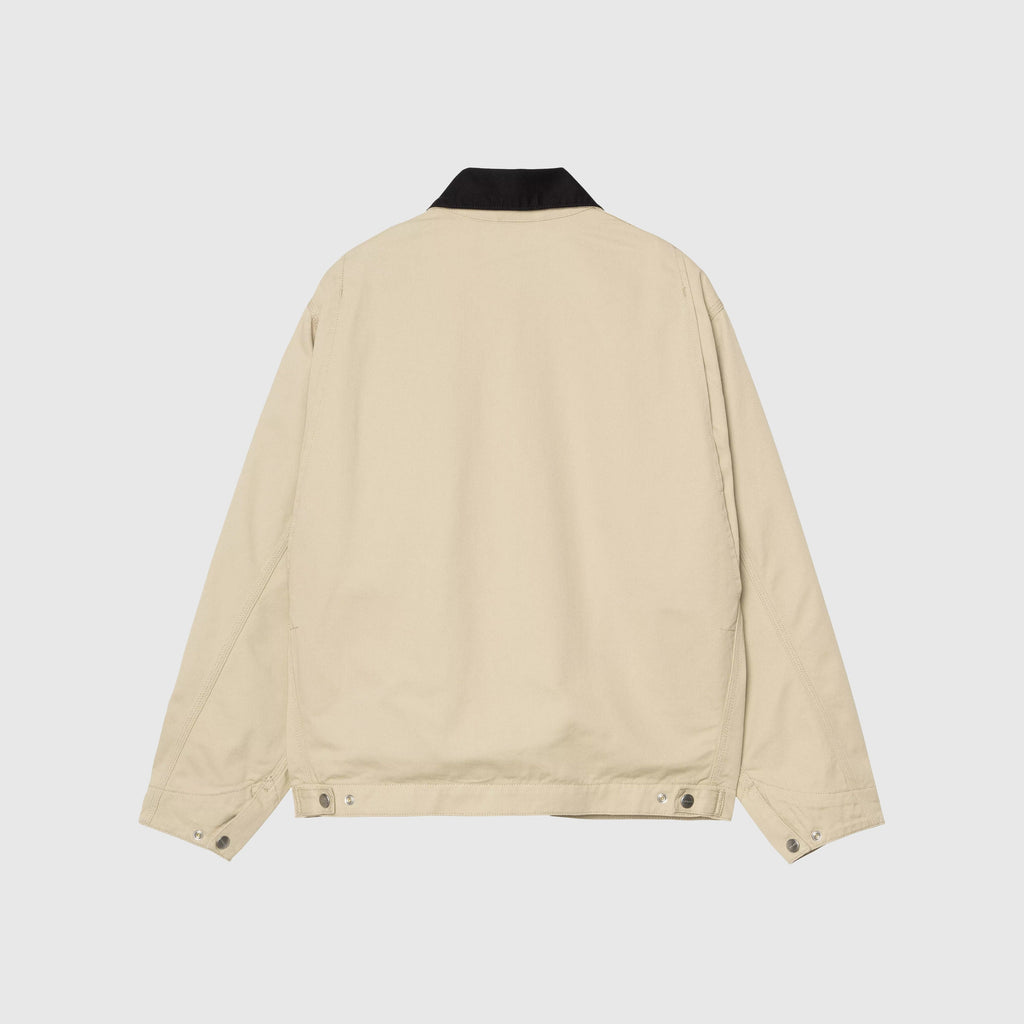 Carhartt OG Detroit Jacket - Barchan / Black Rinsed - Back