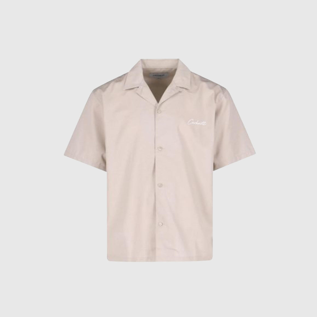 Carhartt WIP S/S Delray Shirt - Fleur De Sel - Front