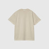 Carhartt WIP S/S Vista T Shirt - Fleur De Sel Garment Dyed - Back