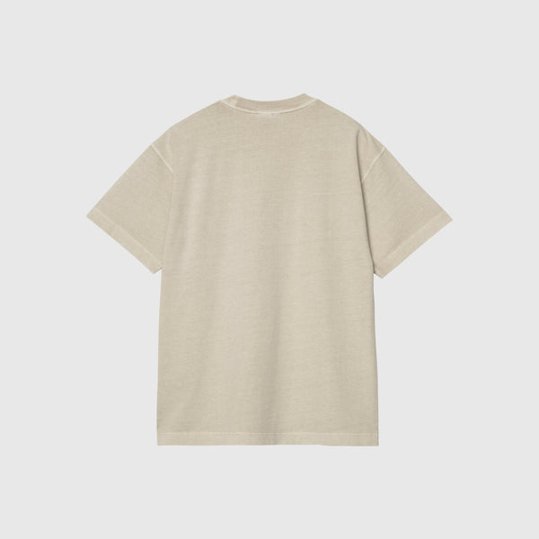 Carhartt WIP S/S Vista T Shirt - Fleur De Sel Garment Dyed - Back