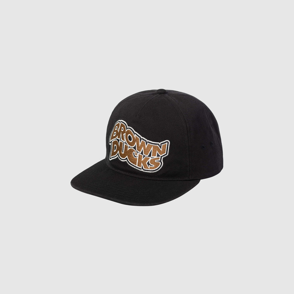 Carhartt WIP Brown Ducks Cap - Black - Front