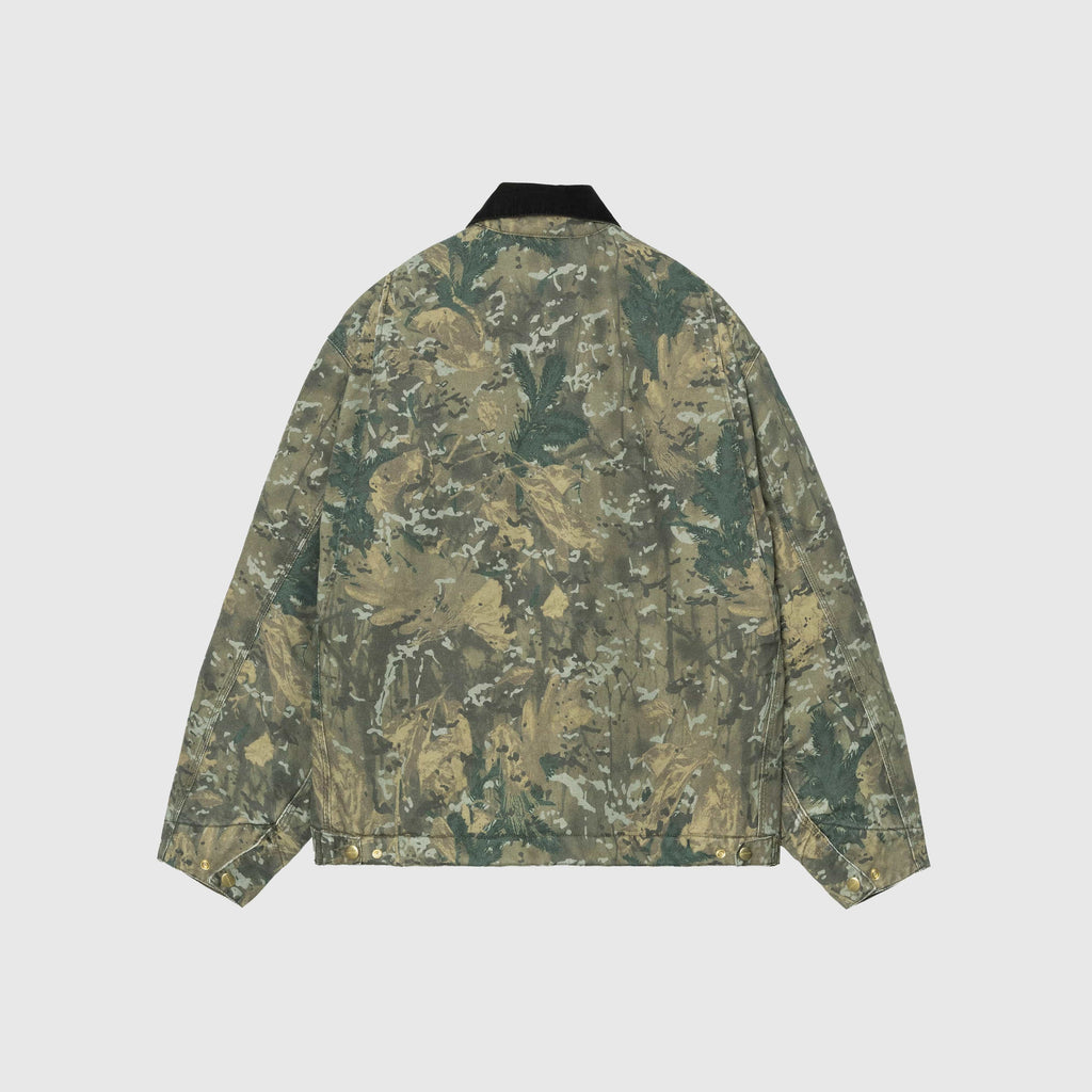 Carhartt WIP OG Detroit Jacket - Camo Combi Green / Black - Back
