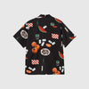 Carhartt WIP S/S Isis Maria Dinner Shirt - Dinner Print / Black - Back