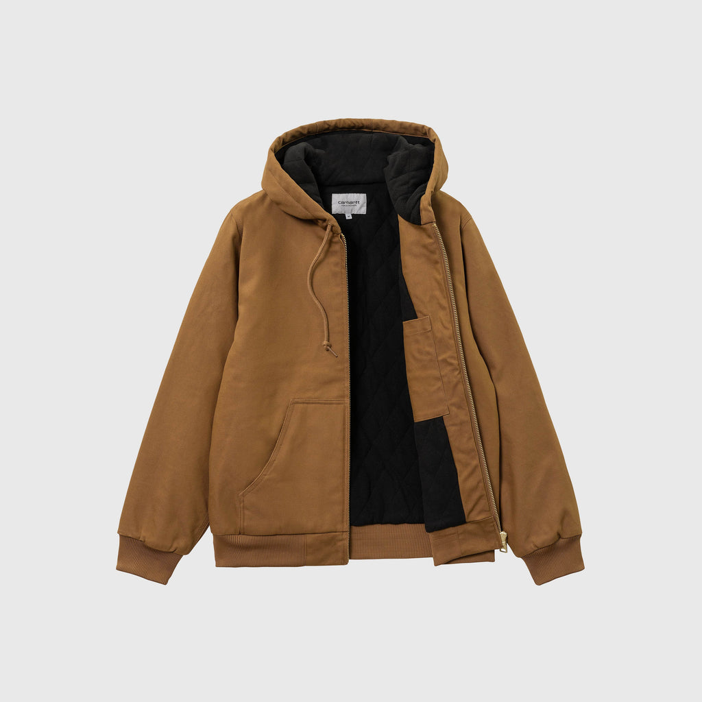 Carhartt WIP Active Jacket - Hamilton Brown Rigid - Front Open