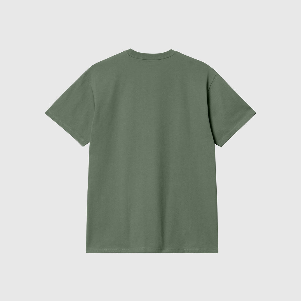 Carhartt WIP SS Chase Tee - Duck Green / Gold - Back