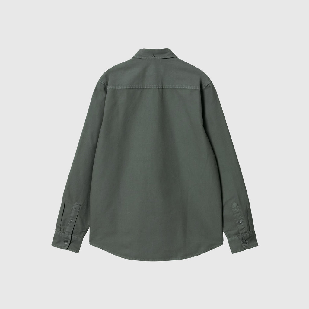 Carhartt WIP L/S Bolton Shirt - Jura Garment Dyed - Back