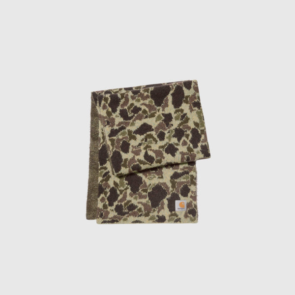 Carhartt WIP Palmer Scarf - Camo Duck Jacquard / Green
