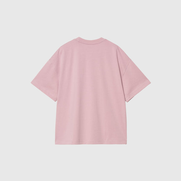 Carhartt WIP S/S Signature Script Tee - Hortensia / White - Back