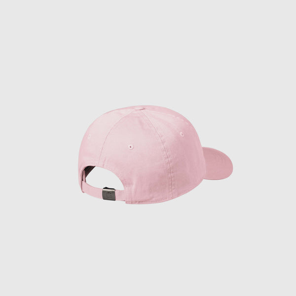 Carhartt WIP Madison Logo Cap - Air Pink / White - Back