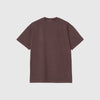 Carhartt WIP S/S Vista T Shirt - Palisander Garment Dyed - Back
