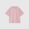 Carhartt WIP S/S Signature Script Tee - Hortensia / White - Front