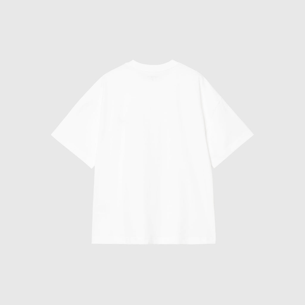 Carhartt WIP S/S Signature Script Tee - White / Black - Back