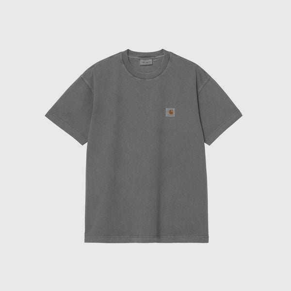 Carhartt WIP S/S Vista T Shirt - Black Garment Dyed - Front