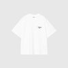 Carhartt WIP S/S Signature Script Tee - White / Black - Front