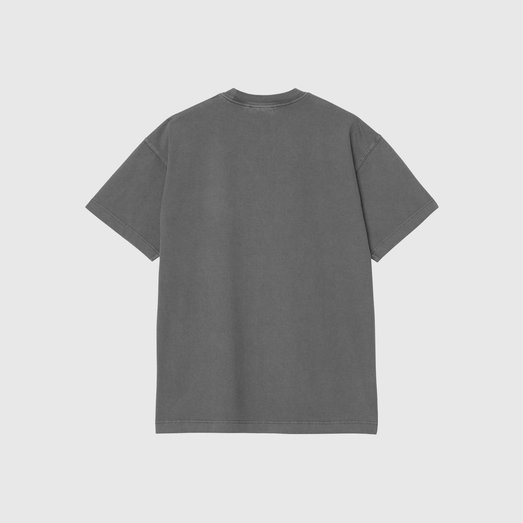 Carhartt WIP S/S Vista T Shirt - Black Garment Dyed - Back