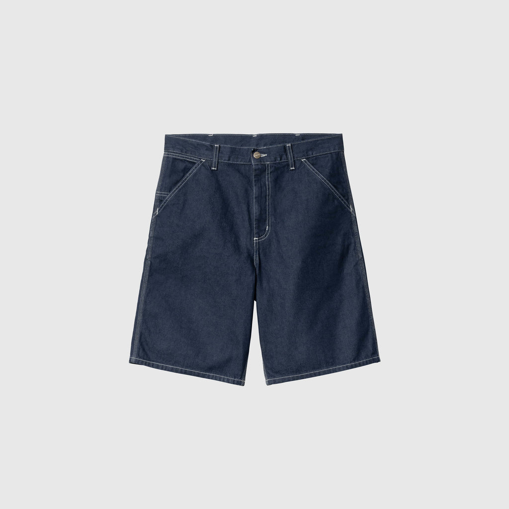 Carhartt WIP Simple Short - Blue One Wash - Front