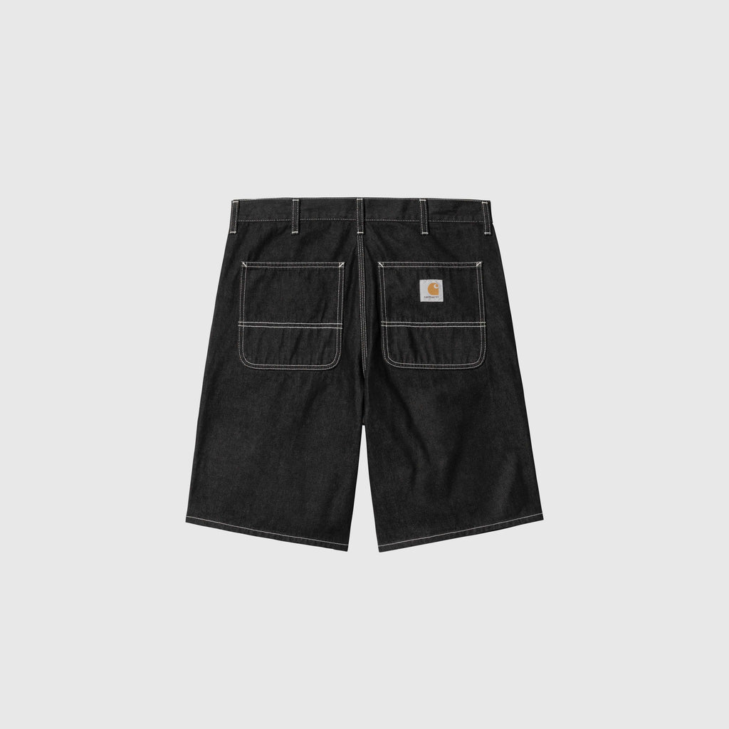 Carhartt WIP Simple Short - Black Stone Washed - Back