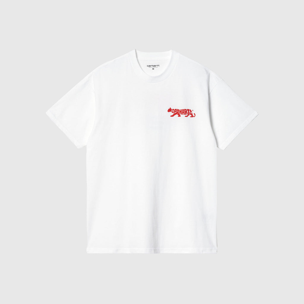 Carhartt WIP Rocky Tee - White - Front