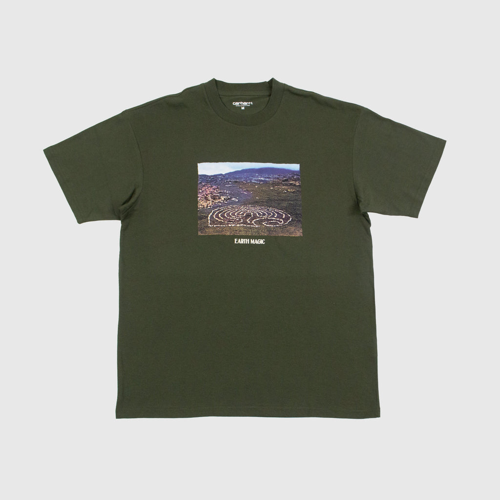 Carhartt WIP S/S Earth Magic Tee - Cypress - Front