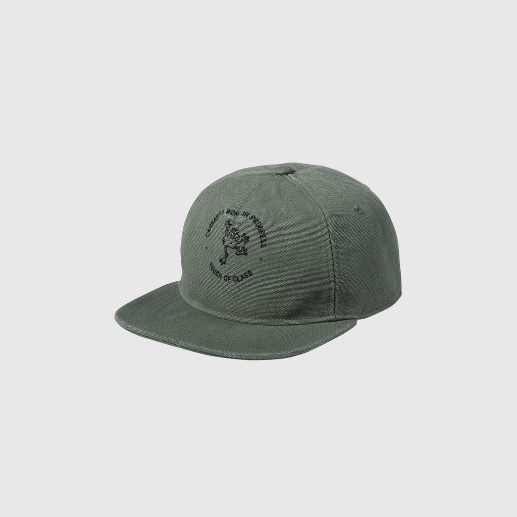 Carhartt WIP Stamp Cap - Duck Green / Black - Front