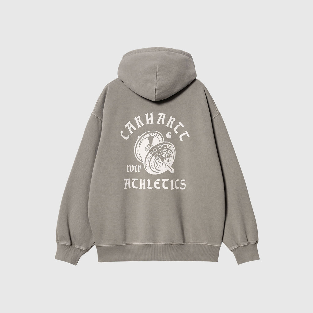 Carhartt WIP Hooded Class Of 89 Sweat - Marengo / White Garment Dyed - Back
