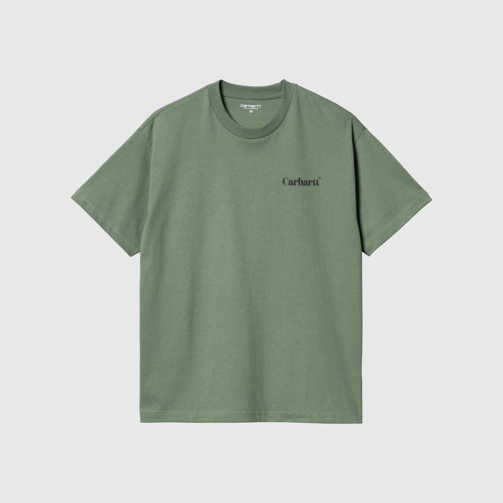 Carhartt WIP S/S Fold Duck Tee - Duck Green - Front