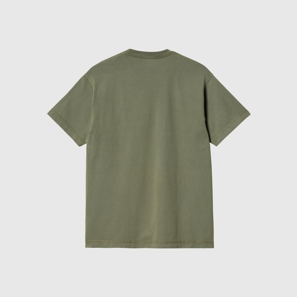Carhartt WIP Class Of 89 Tee - Dundee / White Garment Dyed - Back
