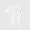 Carhartt WIP Fast Food Tshirt - White / Red - Front