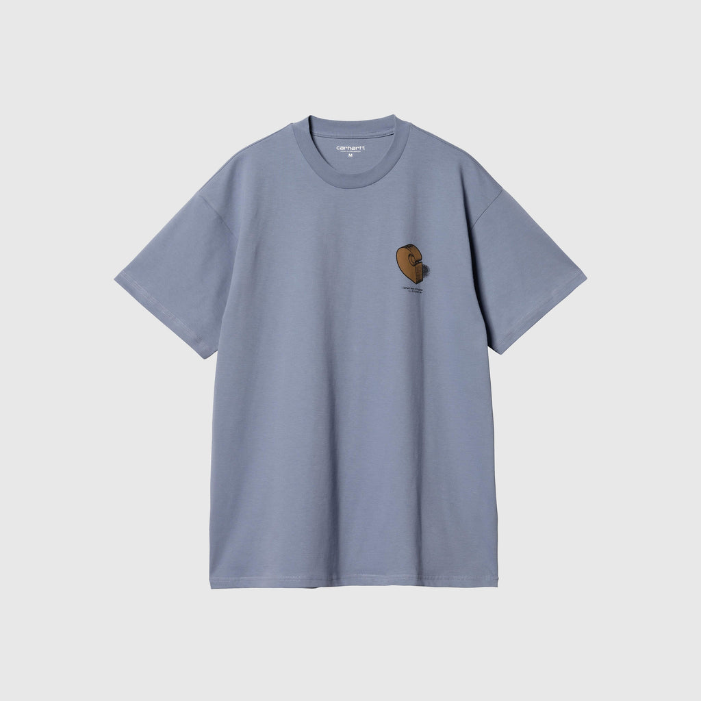 Carhartt WIP S/S Diagram C Tee - Bay Blue - Front