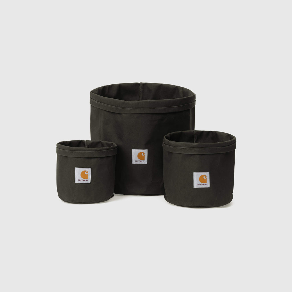 Carhartt WIP Canvas Planter Set - Olive - Front