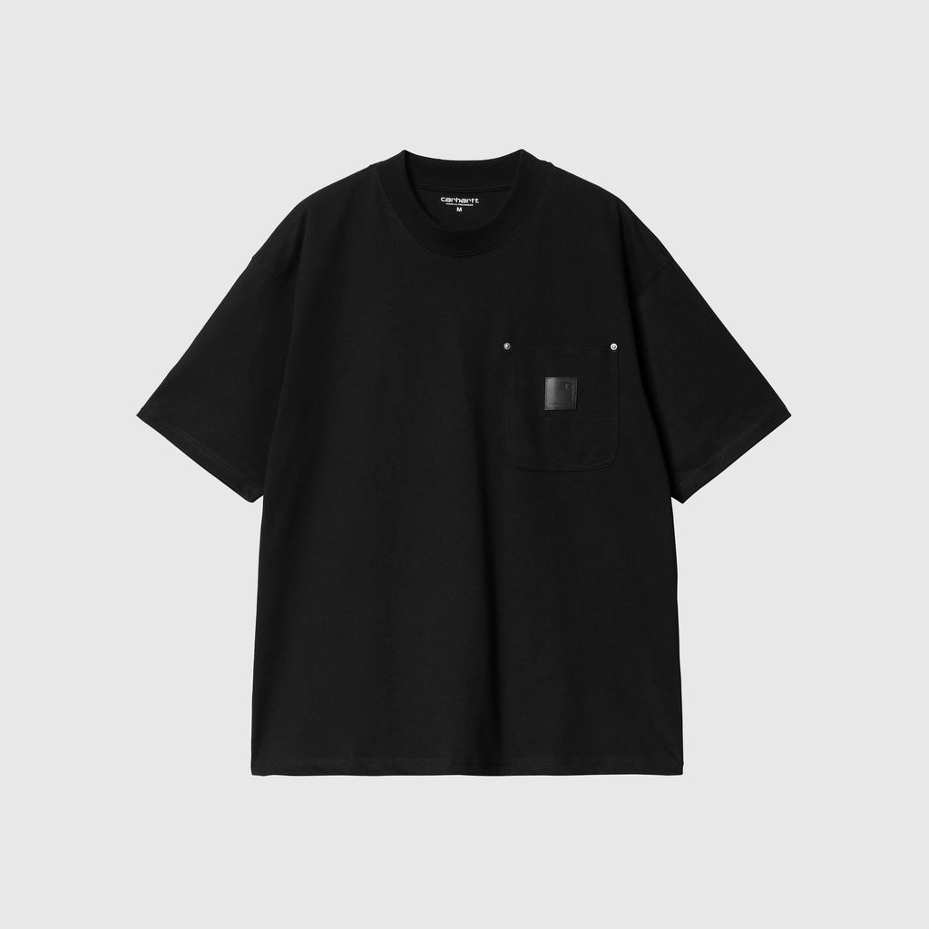 Carhartt WIP S/S Eldon Pocket Tee - Black - Front