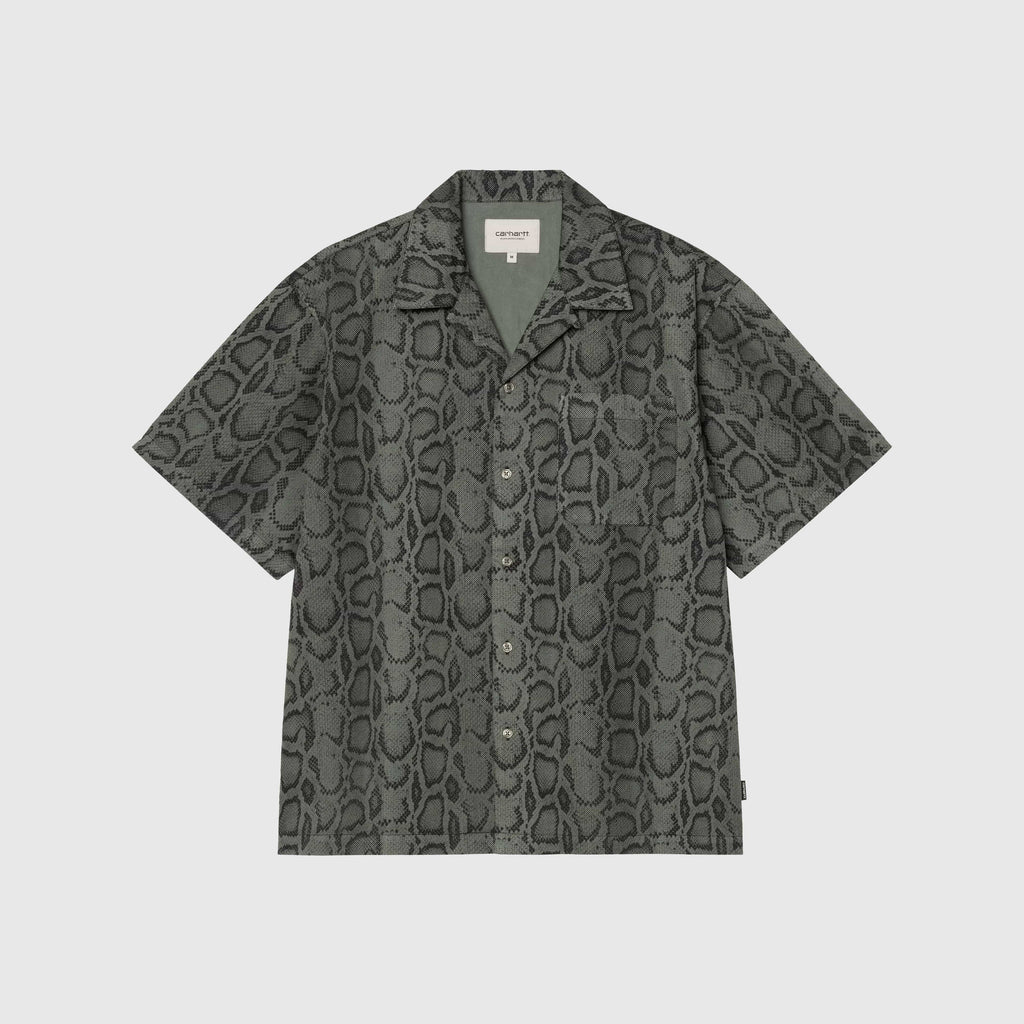 Carhartt WIP S/S Snake Camo Shirt - Snake Camo / Leaf - Front