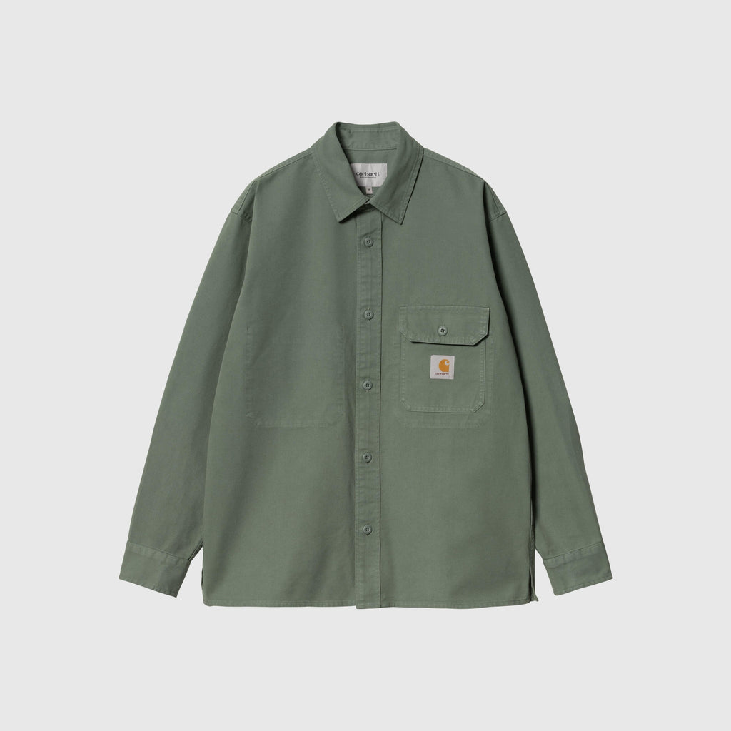 Carhartt WIP Reno Shirt Jacket - Park Garment Dyed - Front