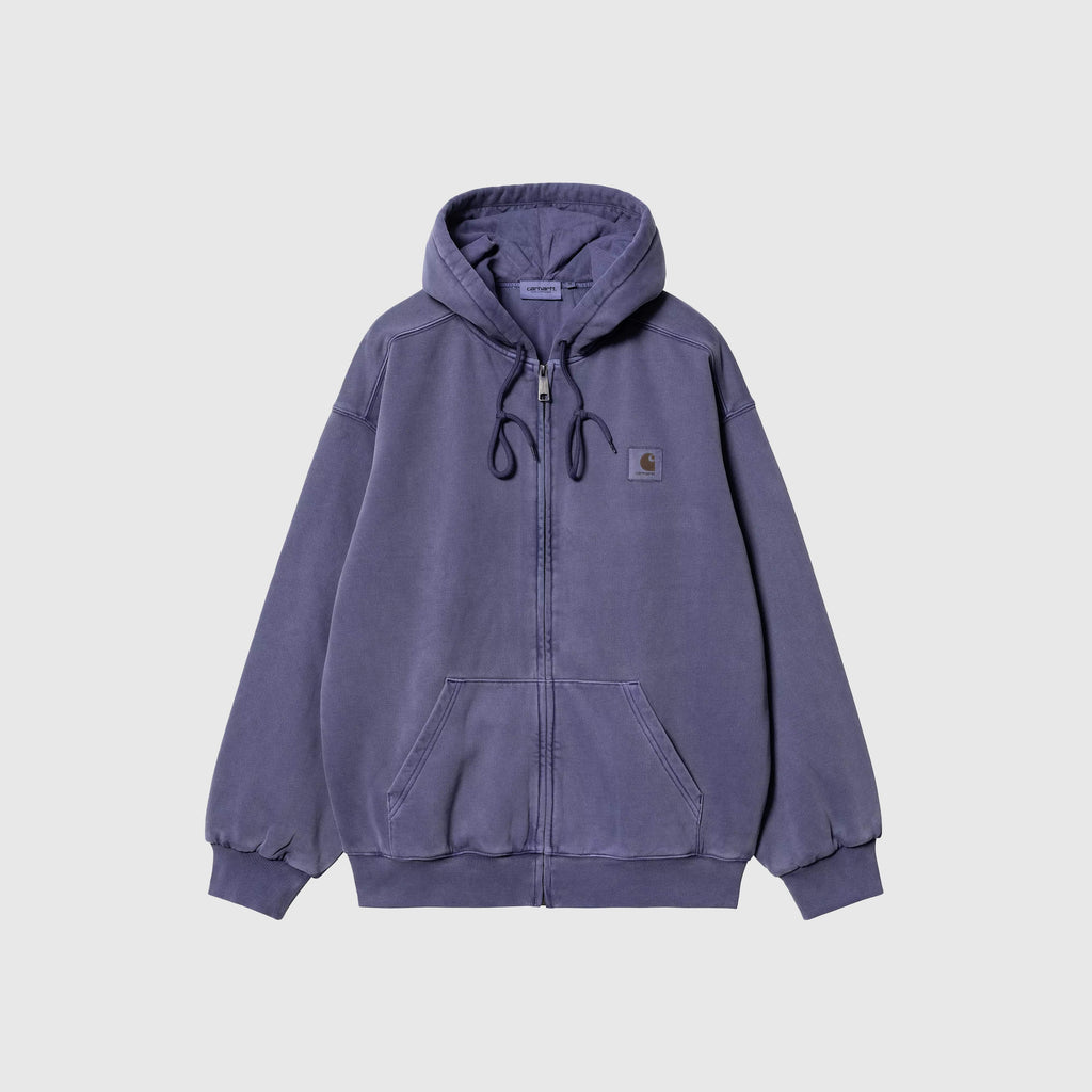 Carhartt WIP Hooded Vista Jacket - Aura Garment Dyed - Front