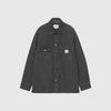 Carhartt WIP Parrish Shirt Jacket - Obsidian Stone Washed - Front