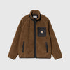 Carhartt WIP Prentis Liner - Deep H Brown / Black - Front
