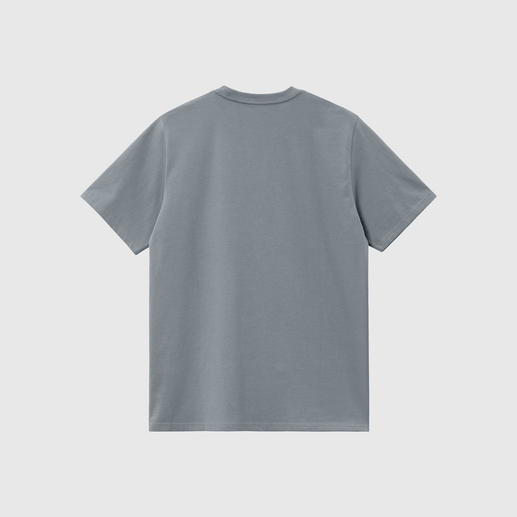 Carhartt WIP SS Script Tee - Dove Grey / Wax - Back